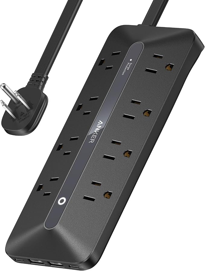 Anker PowerExtend USB-C Strip with outlets and USB-C ports for clutter-free desks